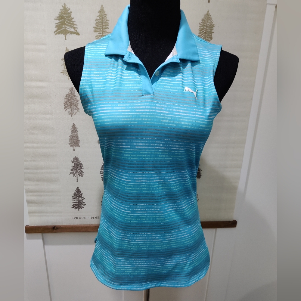 Puma Striped Golf Short - Small